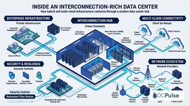 Hybrid and Multi-Cloud Data Center Infographic