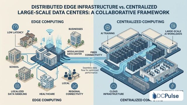 Edge Infrastructure Complements Larger Data Centers