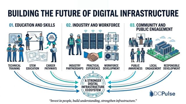 The three pillars of digital infrastructure development